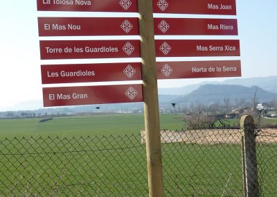 Senyalètica – Rètols masies Vic